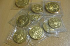 1980年代中国の小型パンダ金貨