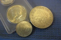 東京オリンピック銀貨&ケネディ銀貨