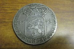 1773年 オランダ シルバーダカット大型銀貨