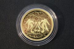 天皇陛下御即位60年記念 10万円プルーフ金貨