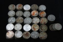 小型50銭銀貨
