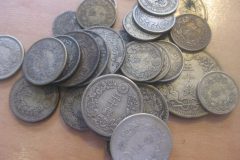 明治時代 5銭から50銭銀貨様々