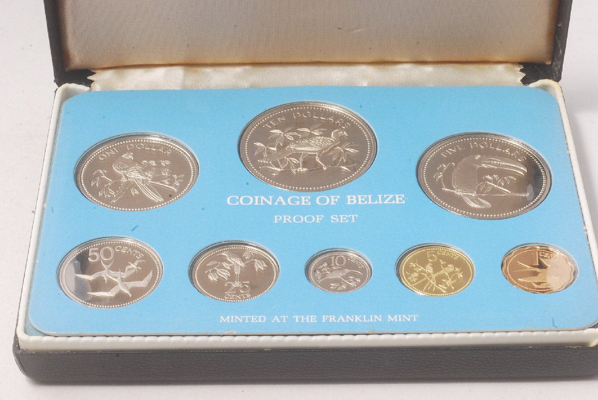 ベリーズ　プルーフ貨幣セット　Belize